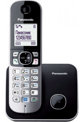 Panasonic Радіотелефон DECT KX-TG6811UAB, Black