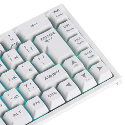 2E Gaming Клавіатура ігрова KG360 RGB 68key WL White Ukr