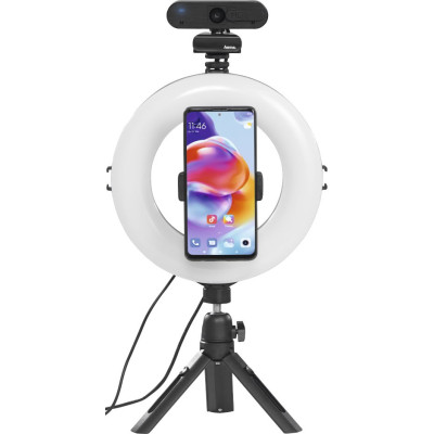 HAMA Штатив зі світлодіодним кільцем SpotLight Smart 80 V2 BT Black