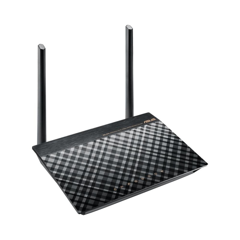 ASUS Маршрутизатор ADSL DSL-N16 N300, ADSL2+, 4xGE LAN, 1xRJ11 WAN