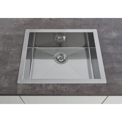 Grohe Мийка кухонна K700, нерж.сталь, прямокут., без крила, 550x450x200мм, чаша - 1, уніврсальна, нержавіюча сталь