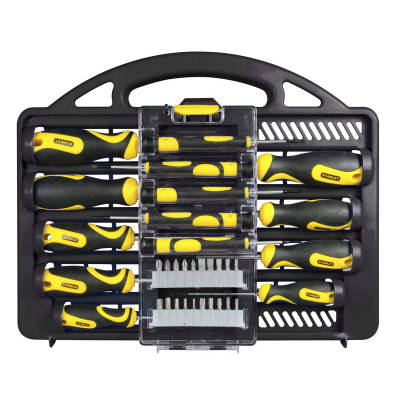 Stanley Викрутки, набір 34 од., з бітами, кейс Stanley Викрутки, набір 34 од., з бітами, кейс