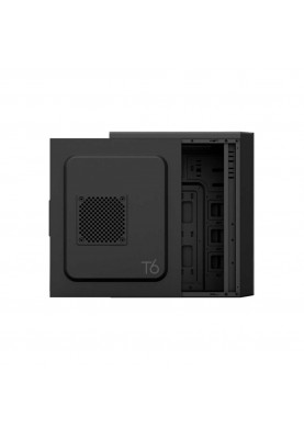 Zalman Корпус T6, без БЖ, 1xUSB3.0, 2xUSB2.0, 1x120mm Black fan, Perforated Side, ATX, Black