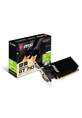 MSI Відеокарта GeForce GT 710 2GB GDDR3 LP