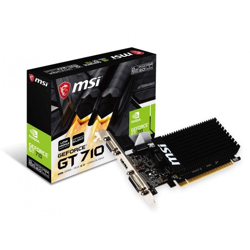 MSI Відеокарта GeForce GT 710 2GB GDDR3 LP