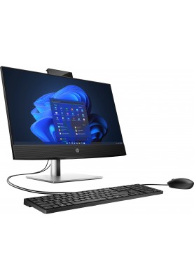 HP Комп'ютер персональний моноблок ProOne 440-G9 23.8" FHD IPS AG, Intel i5-13500T, 16GB, F512GB, ODD, UMA, WiFi, кл+м, 3р, W11P, чорний