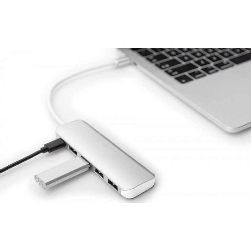 Digitus Хаб USB-C > 4xUSB-A/USB-C