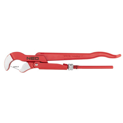 Neo Tools Ключ трубний, 45°, робочий діапазон 0-26мм, 330мм Neo Tools Ключ трубний, 45°, робочий діапазон 0-26мм, 330мм