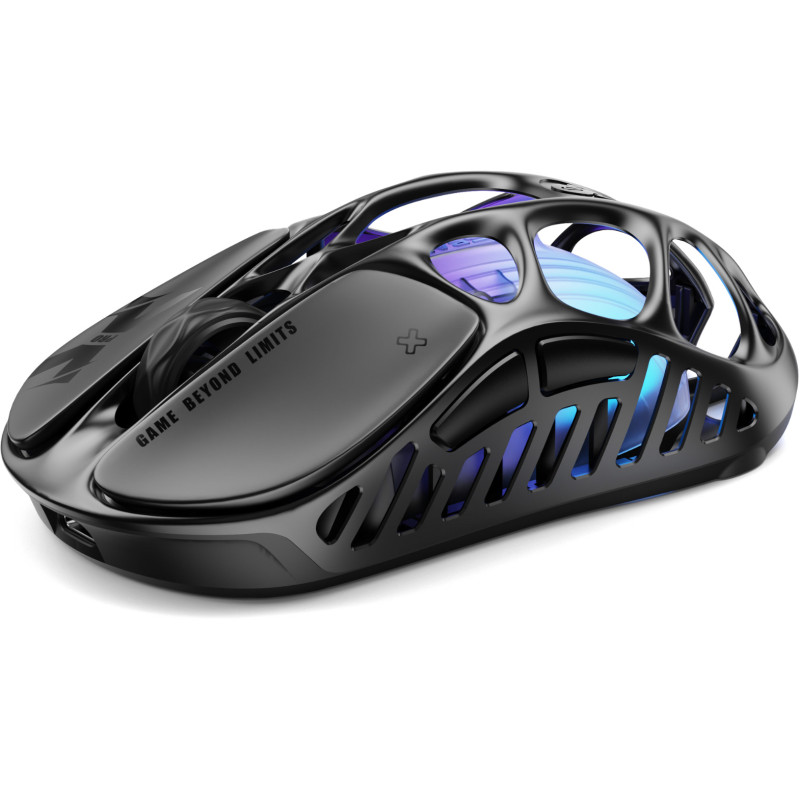GravaStar Миша Mercury X Pro, 8K, BT/WL/USB-A, RGB, чорний