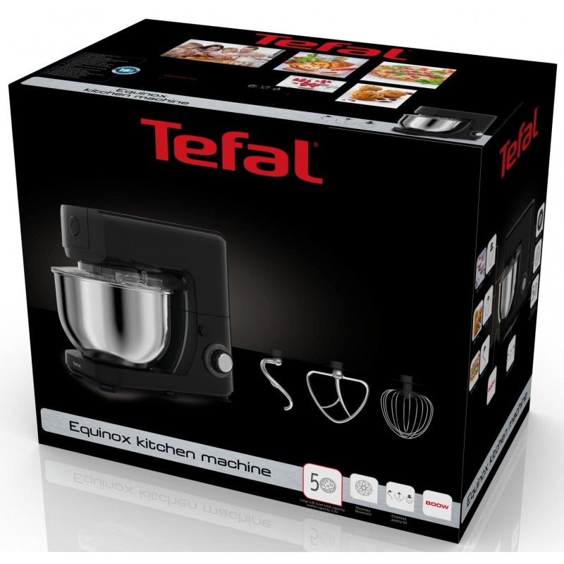 Tefal Кухонна машина MASTERCHEF ESSENTIAL, 800Вт, насадок-3, чорний