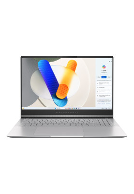 ASUS Ноутбук Vivobook S 15 M5506UA-MA043 15.6" 2.8K OLED, AMD R9-8945HS, 32GB, F1TB, UMA, NoOS, Сріблястий
