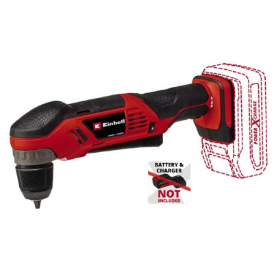 Einhell Дриль кутова акумуляторна TE-AD 18 Li - Solo PXC 18В 1100 об·хв 45Нм патрон 10мм 1.22кг без АКБ та ЗП
