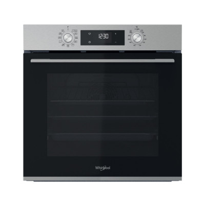 Whirlpool Духова шафа електрична, 71л, A+, дисплей, конвекція, телескопічні напрямні, нерж