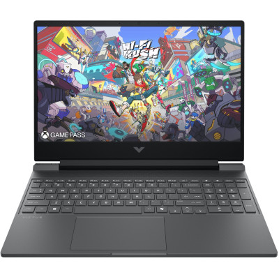 HP Ноутбук HP Victus 15-fa2032ua 15.6" FHD IPS AG, Intel i7-13620H, 16GB, F1024GB, NVD5060-8, DOS, сірий
