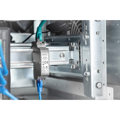 Digitus Обмежувач перенапруги PoE (RJ45), монтаж на DIN-рейку, внутрішній