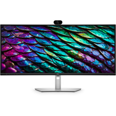 Dell Монітор DELL 34" P3426WEB HDMI, DP, USB-C, RJ-45, MM, IPS, 3440x1440, 21:9, 100Hz, sRGB 99%, CURVED, HAS, Cam