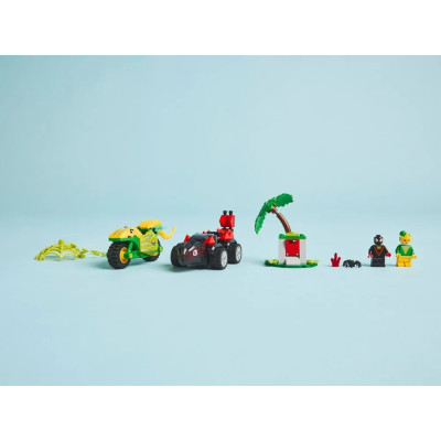 LEGO Конструктор LEGO Spidey Перегони на електромобілях з динозаврами