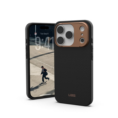 UAG Чохол UAG для iPhone 17 Pro, Fibr Armr Magsafe, Kevlar Graphite/Bronze