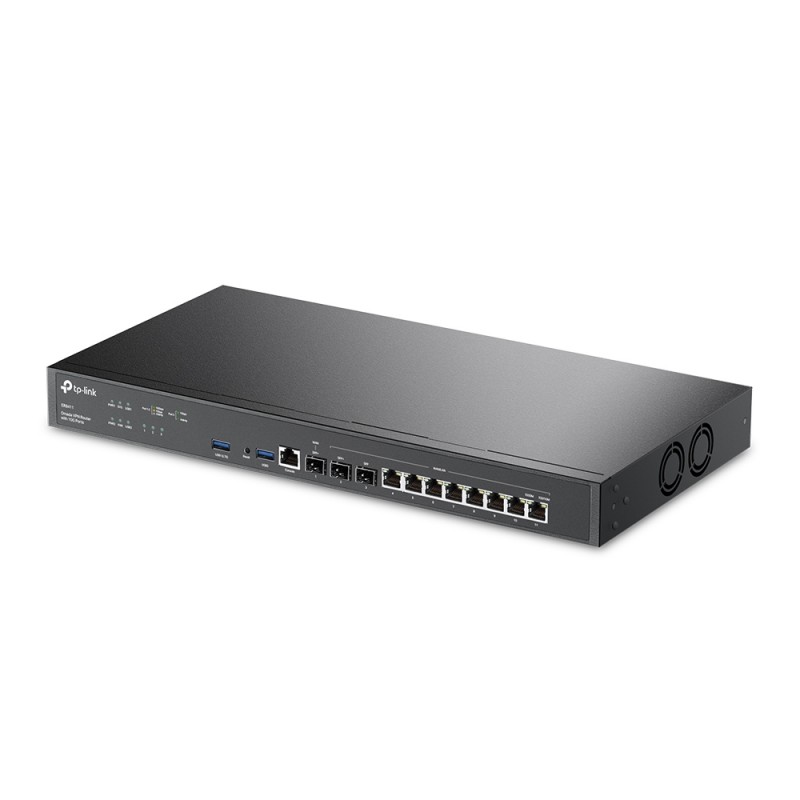 TP-Link Мультисервісний маршрутизатор ER8411 8xGE LAN/WAN 1xGE WAN/LAN 2x10GE SFP+ WAN/LAN 2xUSB