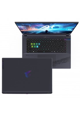 Gigabyte Ноутбук 16 QHD 165Hz, Intel i9-14900HX, 32GB, F2TB, NVD4070-8, W11, чорний