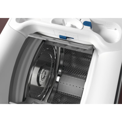 Electrolux Пральна машина вертикальна, 6кг, 1300, A+++, 60см, дисплей, пара, інвертор, білий