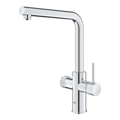 Grohe Змішувач для кухні Blu Pure Minta, довж.виливу - 221мм, поворотний, 2в1, хром