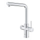 Grohe Змішувач для кухні Blu Pure Minta, довж.виливу - 221мм, поворотний, 2в1, хром