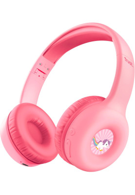 Trust Навушники On-ear Nouna Kids, Wireless, Mic, Рожевий