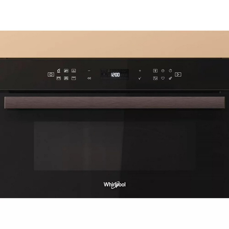Whirlpool Мікрохвильова піч вбудована, 31л, електронне упр., 1000Вт, гриль, дисплей, чорний