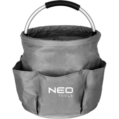 Neo Tools Сумка садова 28x28x27см, до 15кг, 6 карманів оксфорд190г/м2, сірий