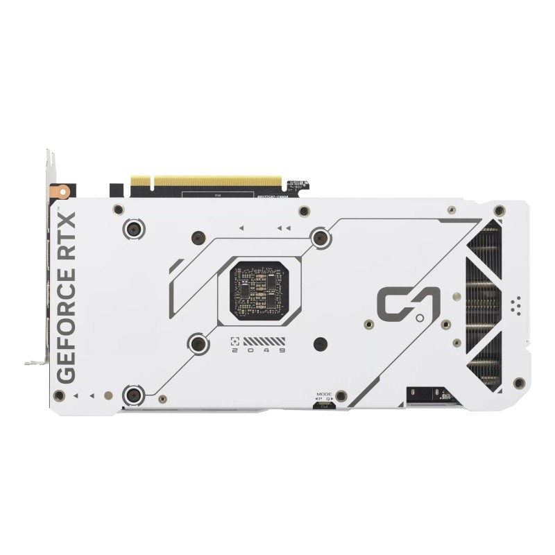 ASUS Відеокарта GeForce RTX 4070 SUPER 12GB GDDR6X білий DUAL-RTX4070S-12G-WHITE