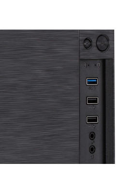 2E Корпус Basis RD8603U-400 з БЖ 2E ATX400W, 1xUSB3.0, 2xUSB2.0, VGA 320мм, mATX, чорний