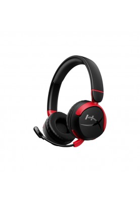 HyperX Гарнітура гравця Cloud Mini, mini-jack/BT, 1.2м, чорний-червоний