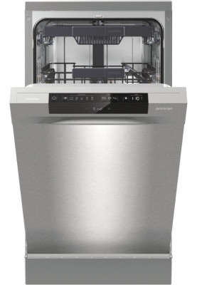 Gorenje Посудомийна машина, 11компл., A+++, 45см, дисплей, 3 кошика, AquaStop, Інвертор, сірий