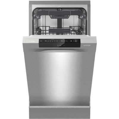 Gorenje Посудомийна машина, 11компл., A+++, 45см, дисплей, 3 кошика, AquaStop, Інвертор, сірий