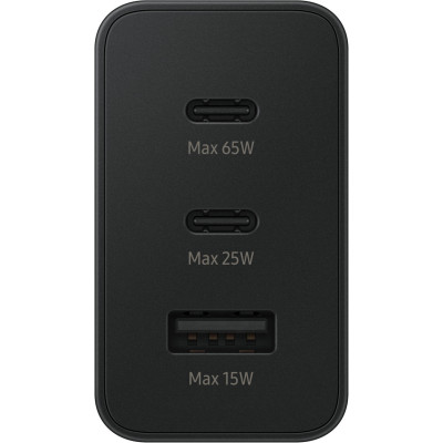 Samsung Зарядний пристрій мережевий 65Вт 2xUSB-С PD PPS/USB-A, чорний