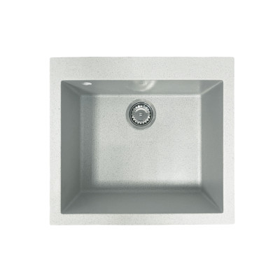 Adamant Мийка кухонная Adamant Univer, штучний камінь, квадрат, без крил, 560х500х200мм, чаша - 1, врізна, Old stone