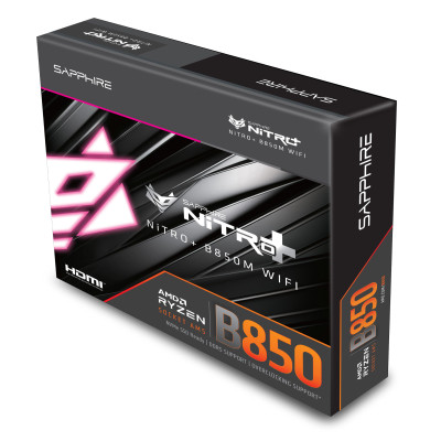 SAPPHIRE Motherboard NITRO+ B850 WIFI sAM5 B850 4xDDR5 M.2 HDMI DP WiFi BT mATX SAPPHIRE Motherboard NITRO+ B850 WIFI sAM5 B850 4xDDR5 M.2 HDMI DP WiFi BT mATX