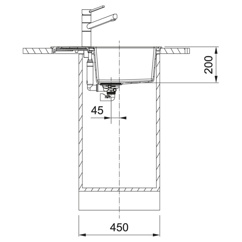 Franke Кухонна мийка Sirius 2.0 S2D 611-62/143.0627.383/тектонайт/620х500х200/врізна/сірий