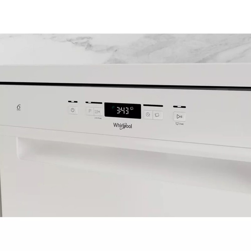 Whirlpool Посудомийна машина, 14компл., A++, 60см, дисплей, інв., білий