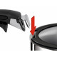 Tefal Кришка Ingenio 28см, скло, силікон, прозрачно-чорний