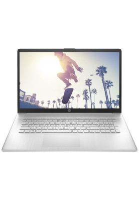 HP Ноутбук 17-cp2019ua 17.3" FHD IPS AG, AMD R5-7520U, 16GB, F512GB, UMA, DOS, сріблястий