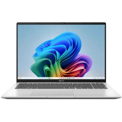 ASUS Ноутбук ASUS Vivobook 16 M1607KA-MB060 16" WUXGA IPS, AMD AI 7350, 16GB, F1TB, UMA, NoOS, Сріблястий