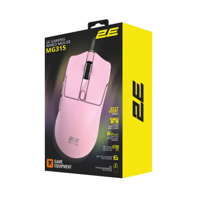 2E Gaming Миша 2E GAMING MG315, USB-A, рожевий