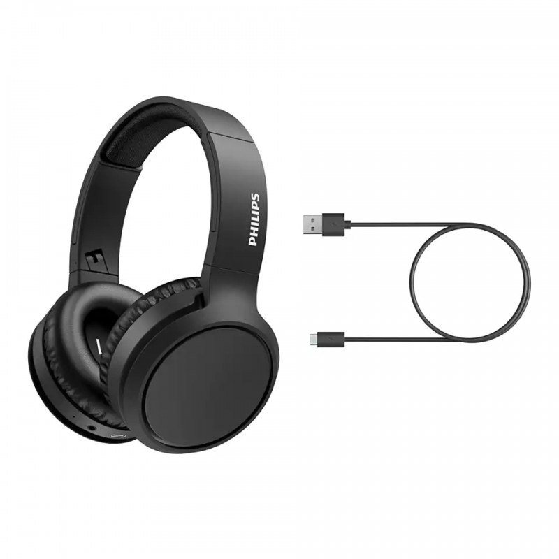 Philips TAH5205[Навушники Over-ear TAH5205 BT 5.0, SBC, Wireless, Mic, Чорний]