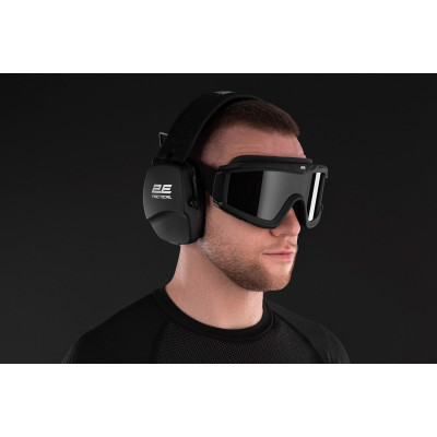 2E Tactical Тактичні захисні навушники Defence Black NRR: 25 dB, пасивні