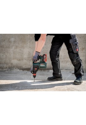 Metabo Перфоратор KH 18 LTX BL 28 Q акумуляторний, LiHD, 18В, SDS-plus, 3Дж, 3 режими, 0-1000об/мин, 3.4кг, без АКБ та ЗП