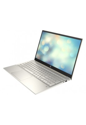 HP Ноутбук Pavilion 15-eh1131ua 15.6" FHD IPS AG, AMD R7-5700U, 16GB, F512GB, UMA, DOS, золотистий