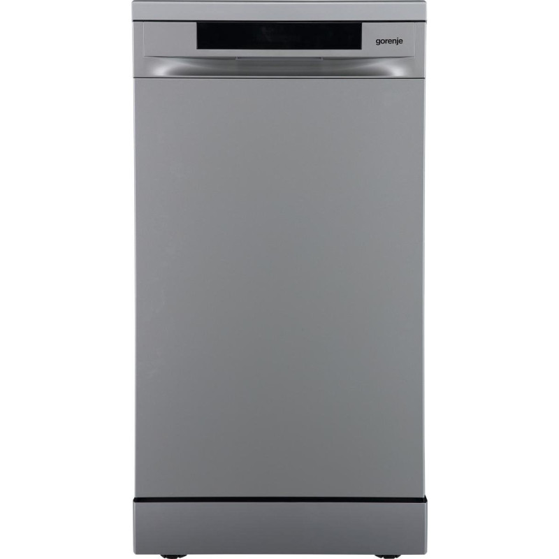 Gorenje Посудомийна машина, 11компл., A+++, 45см, дисплей, 3 кошика, AquaStop, Інвертор, сірий