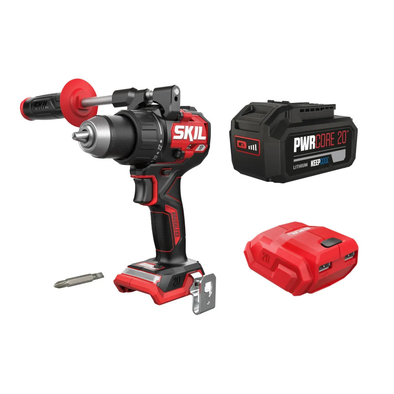 Skil Шурупокрут-дриль акумуляторний 3080 CA XP 20В 1х5А·год 130Нм 600·2100об·хв 1.55кг